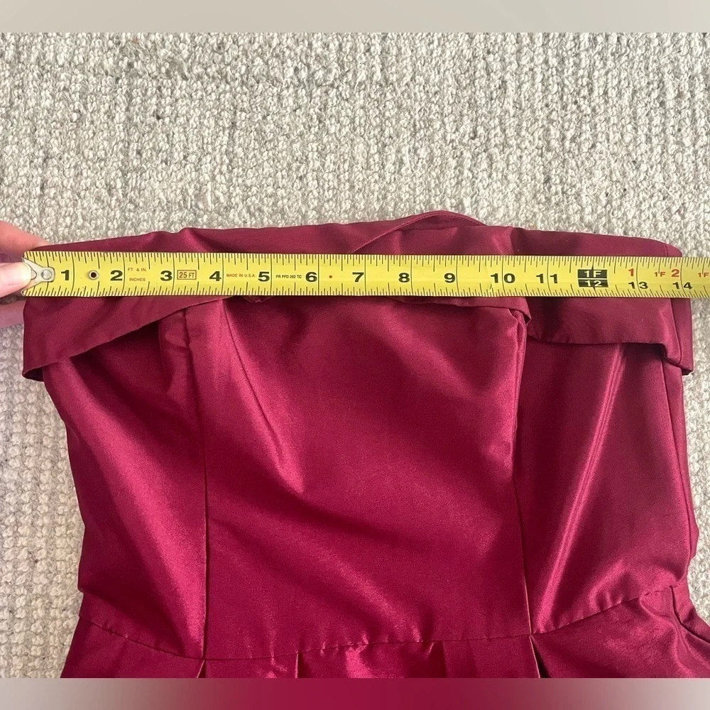 WHBM Red Formal Dress Size 00 - Picture 12 of 15